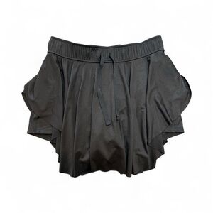 Black Flowy Mini Skort